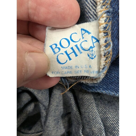 Vintage Boca Chica Jeans Womens 10 High Waist Pleated Tapered Made USA 90s Boho - Picture 12 of 13